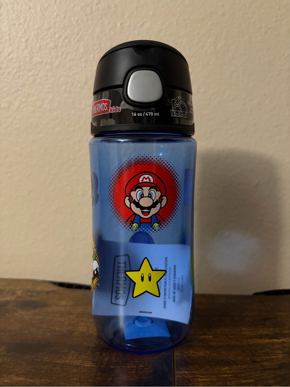 Thermos Super Mario Kids Water Bottle